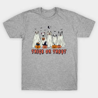 Trick-Or-Treat Ghost Dogs T-Shirt
